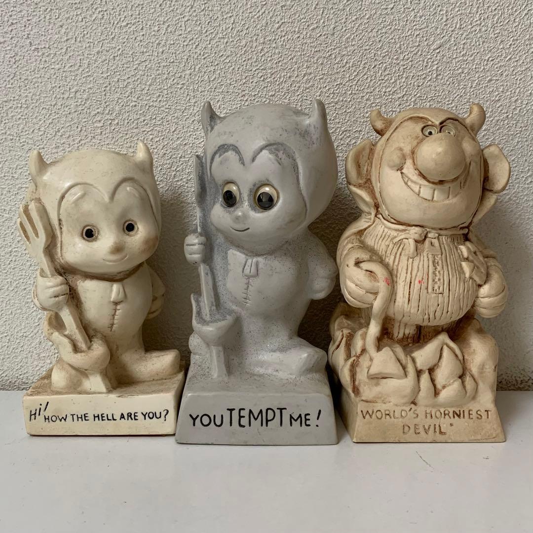 デビル2 レア　ビンテージ　1970s USA メッセージドール　ピース　黒人