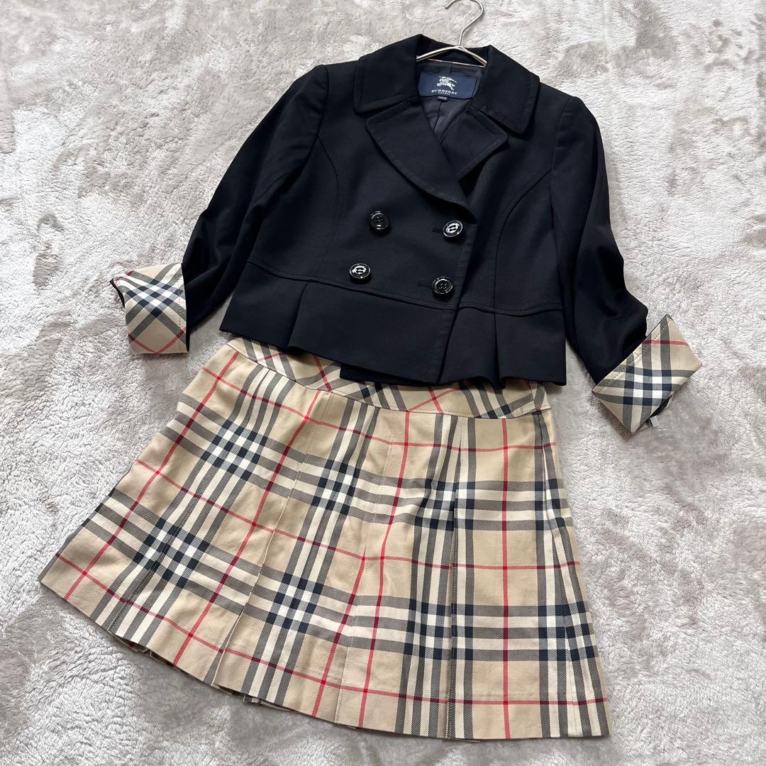 レオ　140 スーツ　セットアップ　ノバチェック