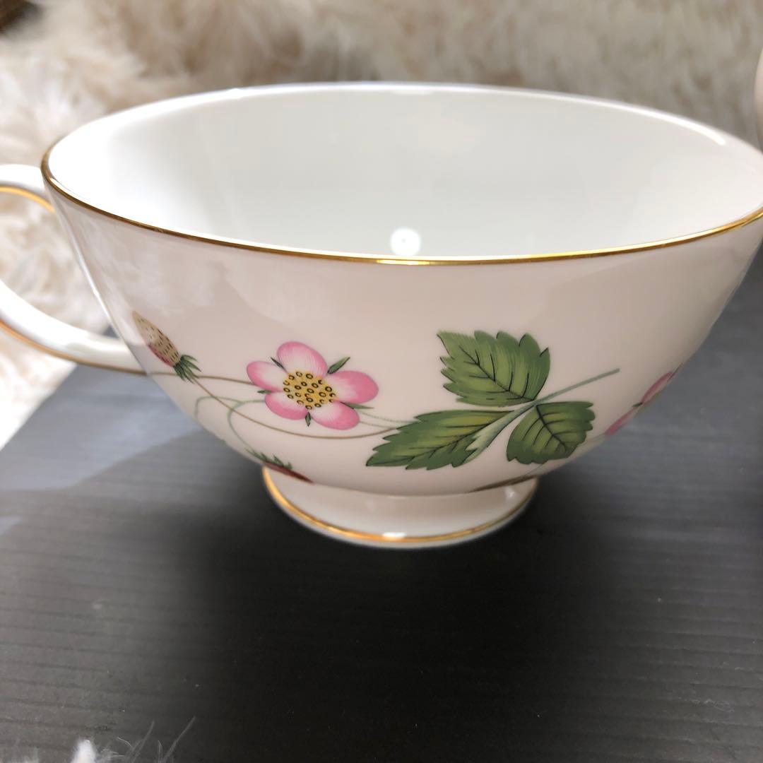 新品未使用❣️ウェッジウッド ワイルドストロベリー アルクレスコ ティーフォーワン