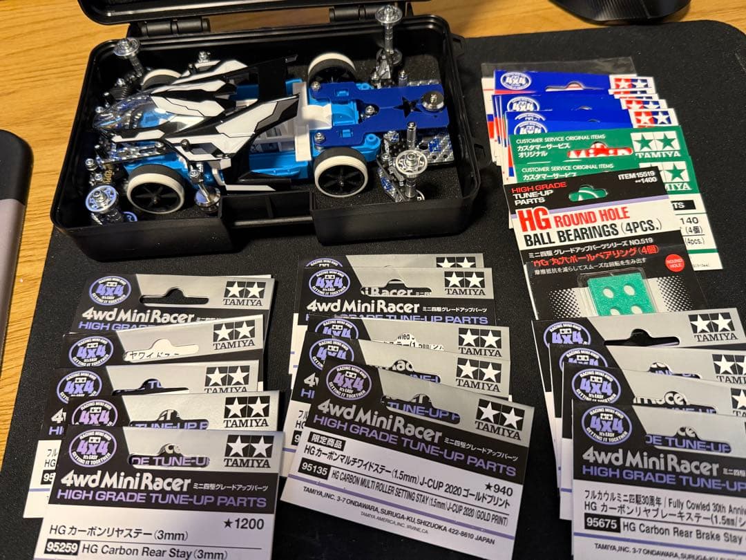 ミニ四駆　タミヤ公式　MSフレキ完成品　優勝仕様　完全CNC高精度　フルカスタム