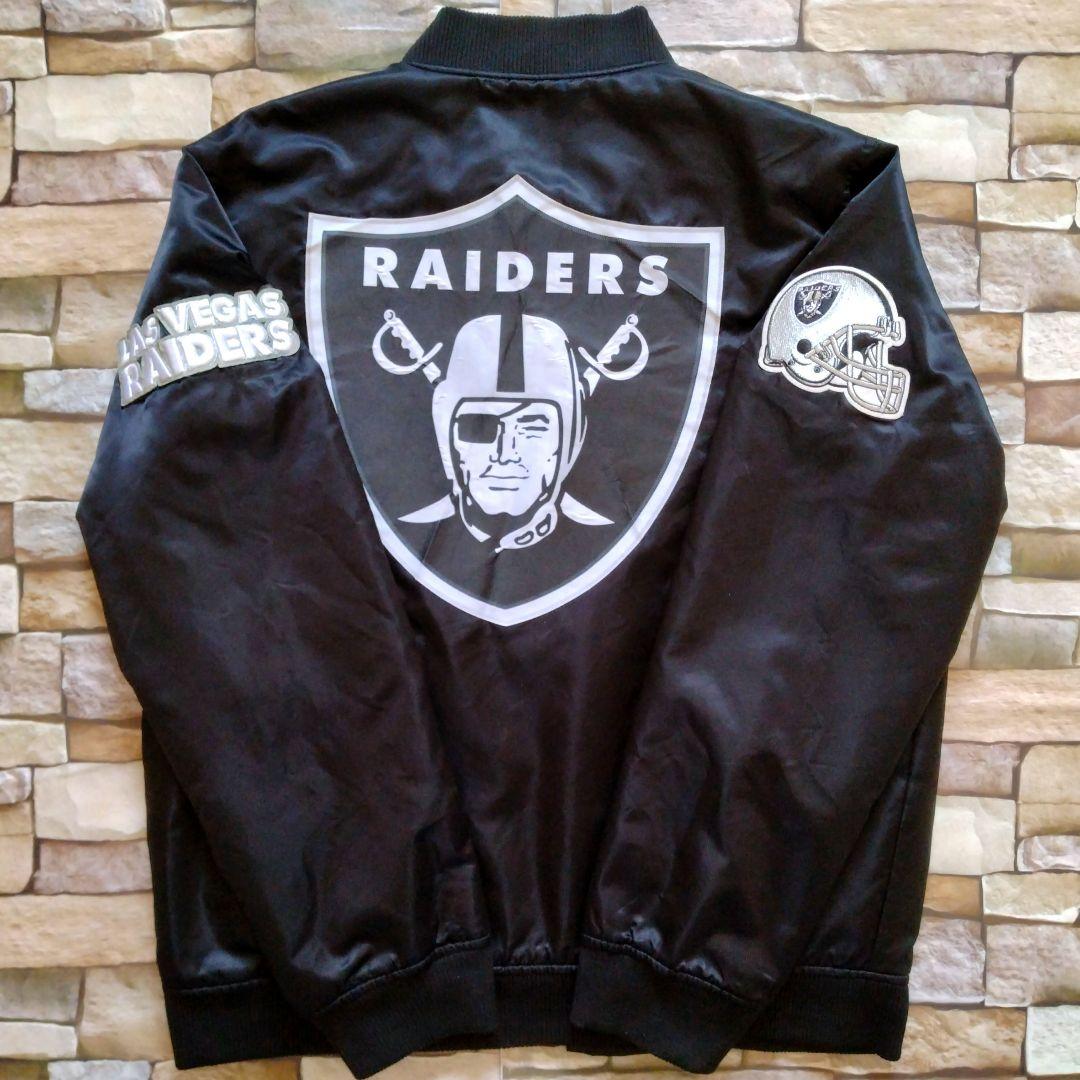 ■底値■NFL■レイダース■アメリカンフットボール■スタジャン■ブラック