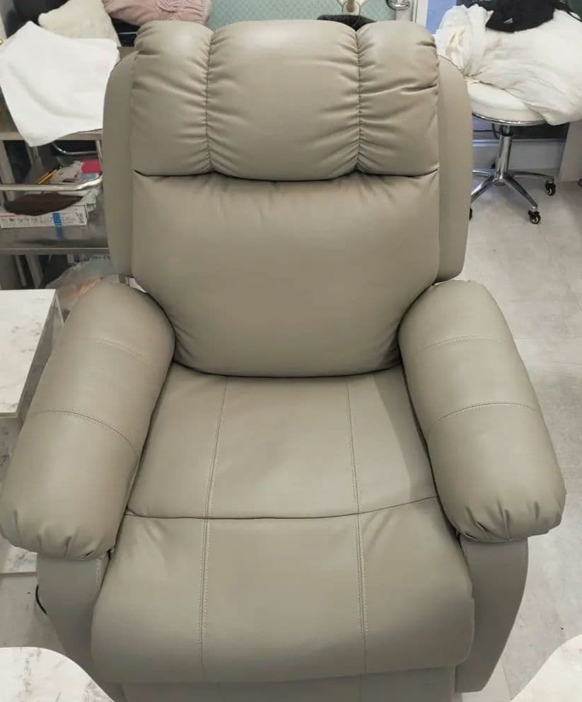 4点セット電動ラウンジチェア SHIFFONJr(シフォンジュニア) グレージュ