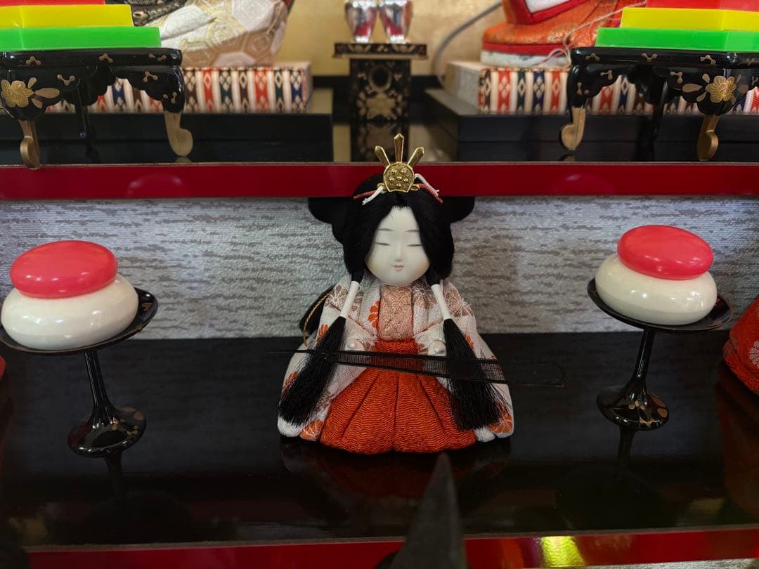 雛人形　3段　オルゴール付き