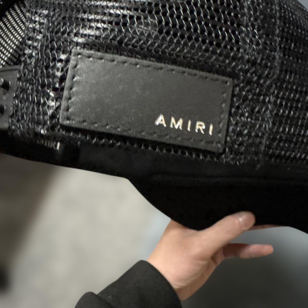 アミリ 3スター トラッカーハット ブラック/ホワイト 最終値下げ