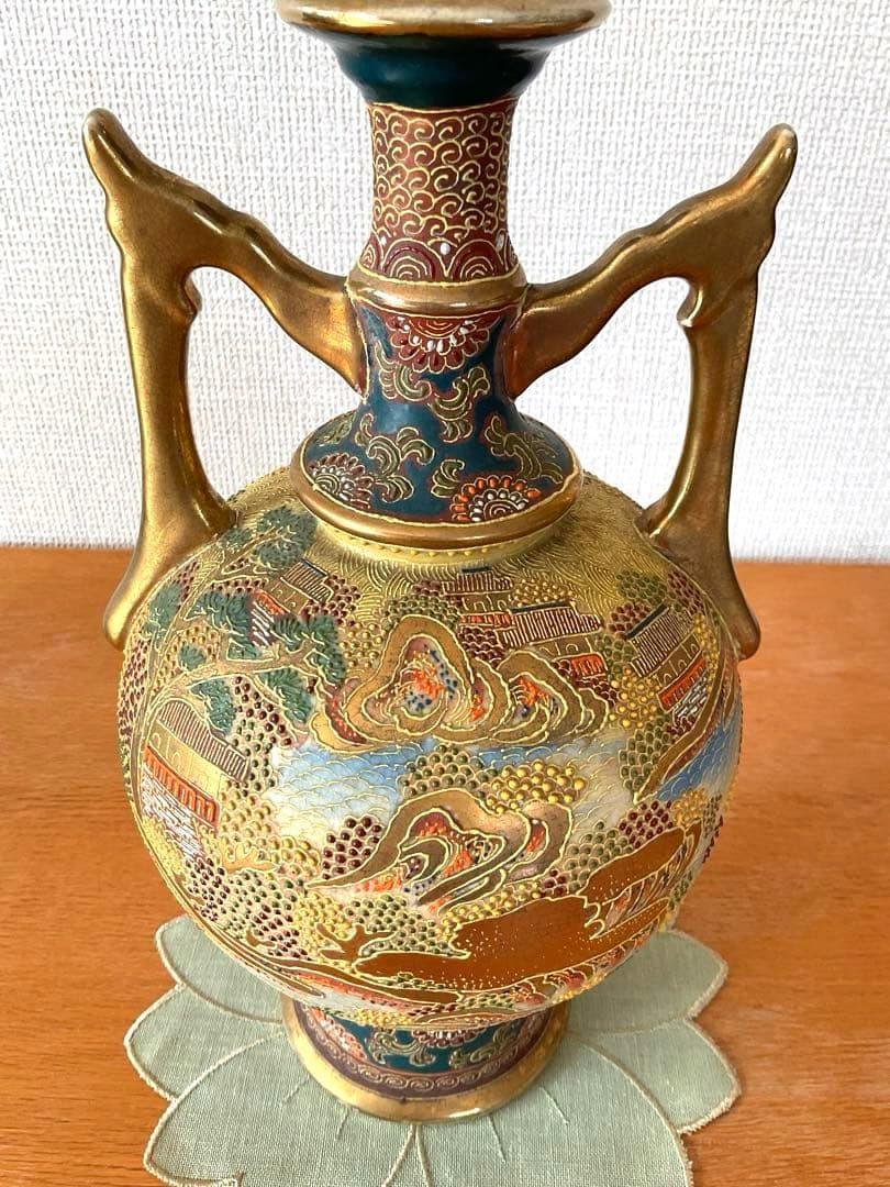 陶器スタンドベース　テーブルランプスタンドベース　ヴィンテージ　アンティーク