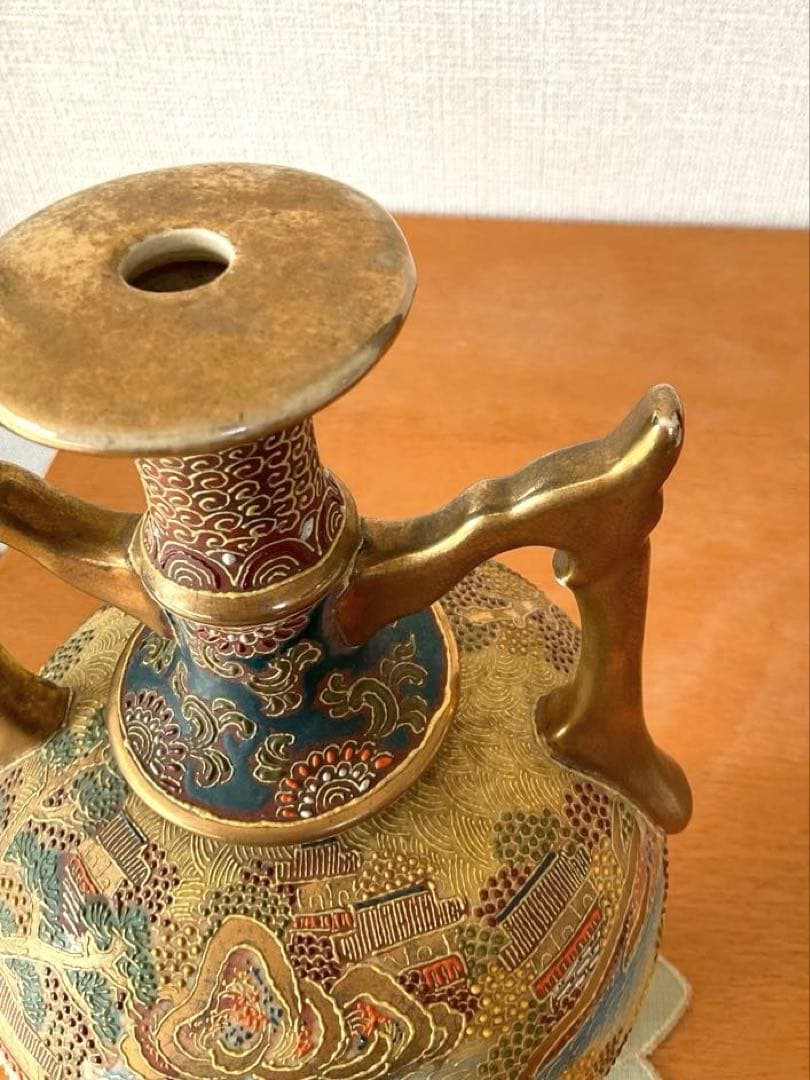 陶器スタンドベース　テーブルランプスタンドベース　ヴィンテージ　アンティーク