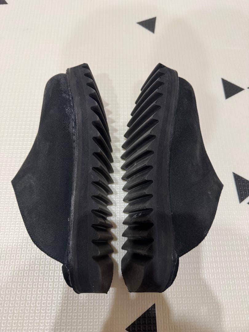 Vernacolo スエード ブラック 黒 42 サボ