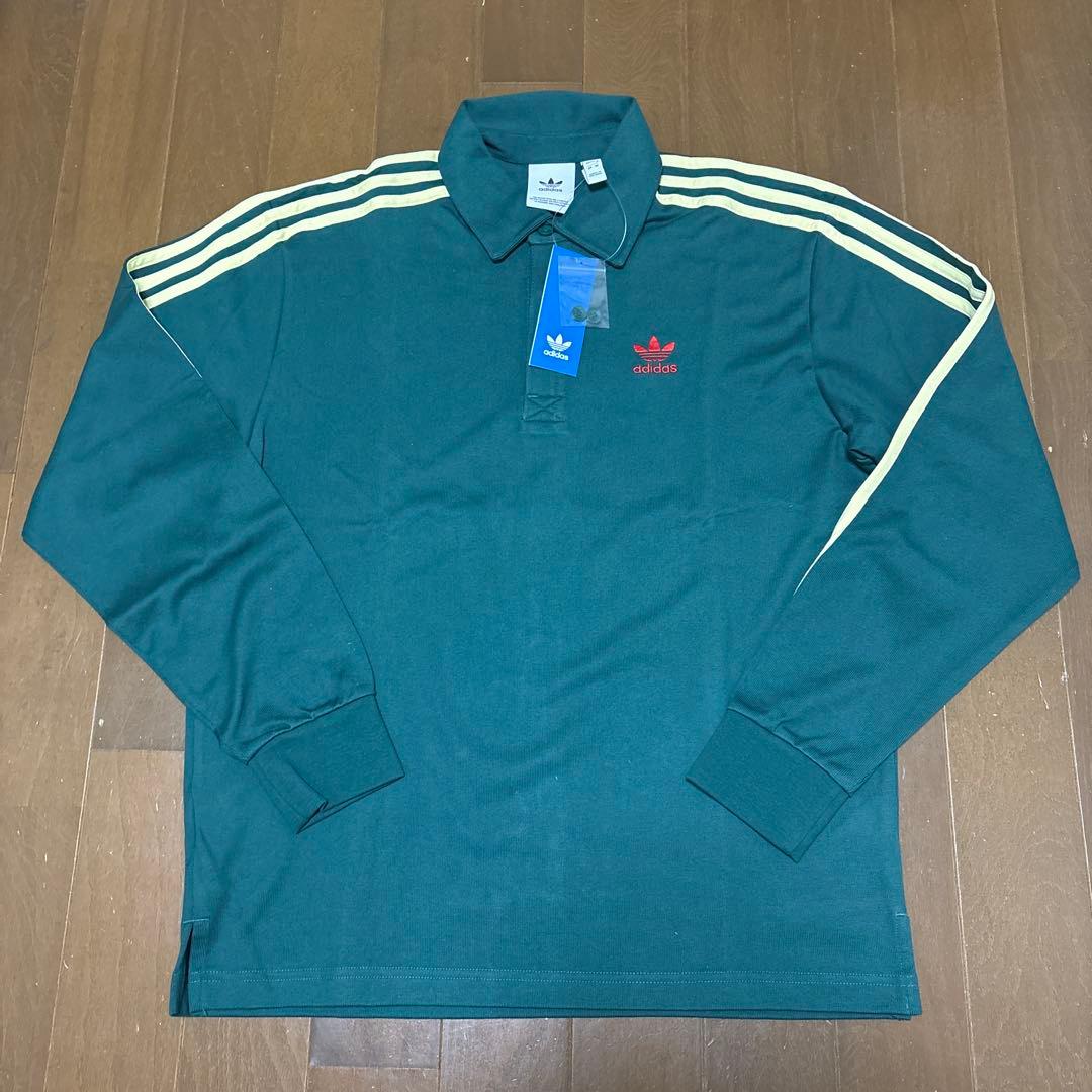 新品adidas originals 長袖ポロシャツL とＸＬ