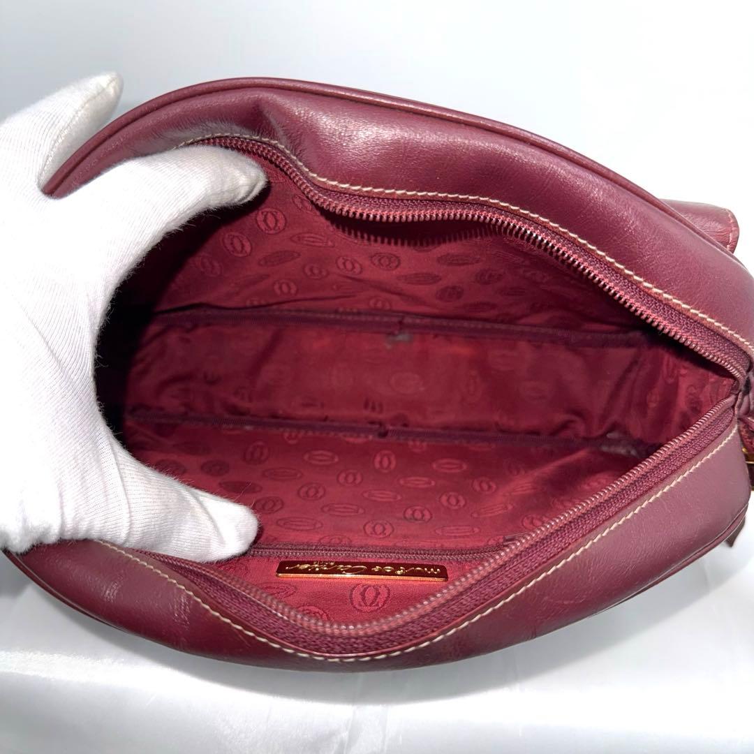 ✨美品✨カルティエ CARTIER マストライン ボルドー ショルダーバッグ