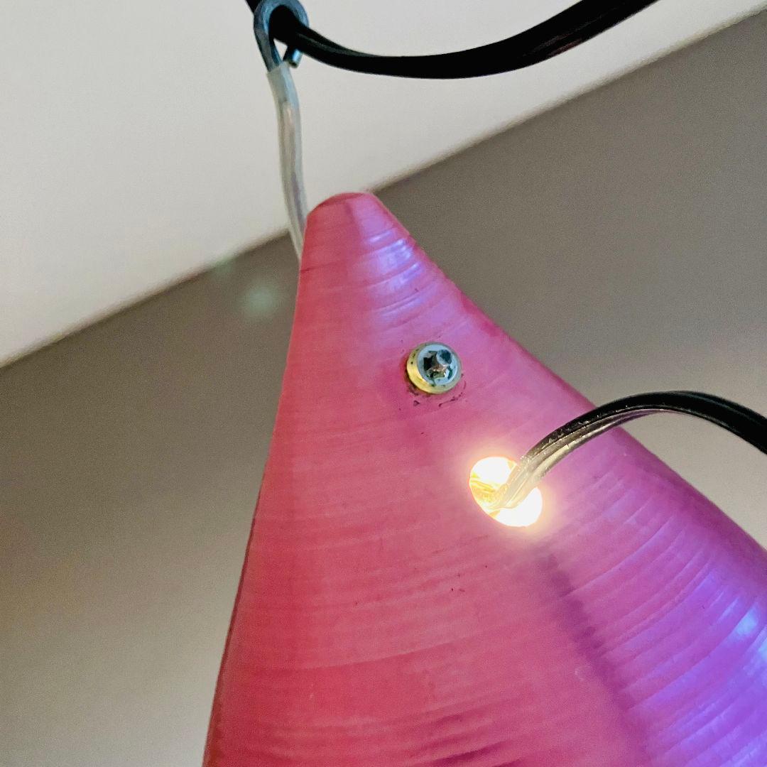 ビンテージ ツェツェ・アソシエ コルネット ランプ ロゼピンク