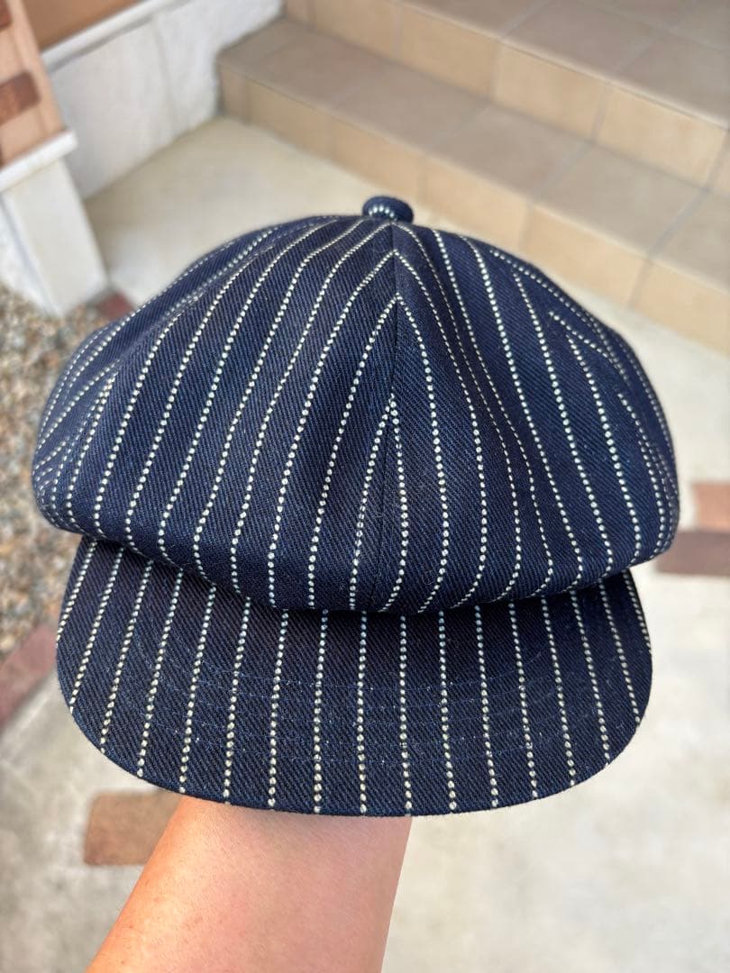 IRON HEART インディゴ ウォバッシュキャスケット アイアンハート