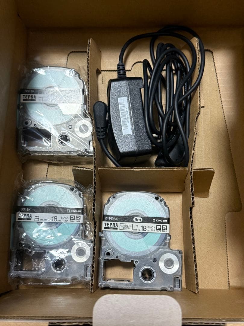 TEPRA PRO SR370 テープカートリッジ3個付き