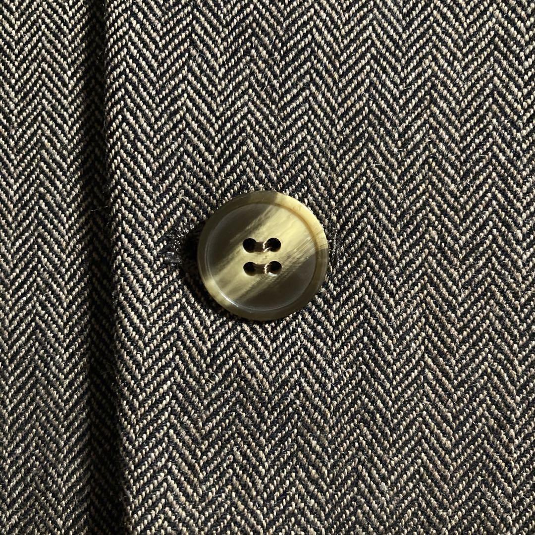 【希少】Christian Dior 極上 ヘリンボーン織 セットアップスーツ