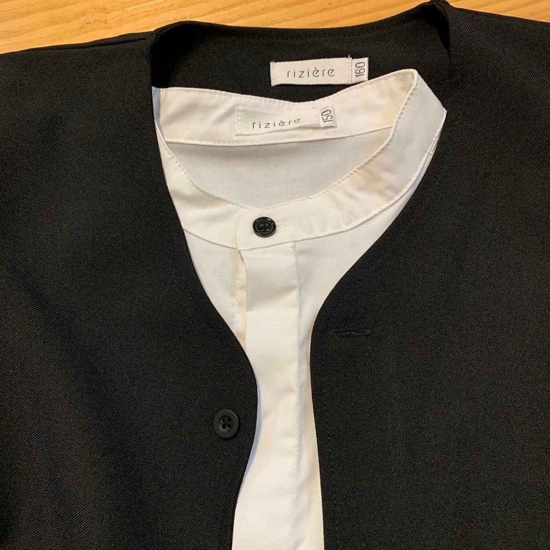 専用rizière ブラック スーツ・ブレザー 160 リジェール