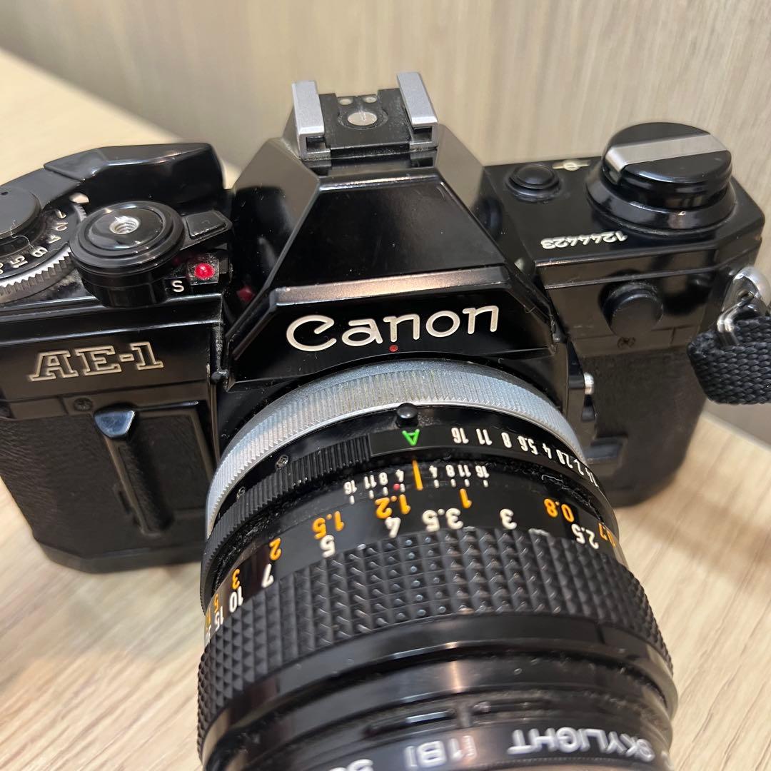Canon キャノン A-1 フィルムカメラ　フラッシュ付き