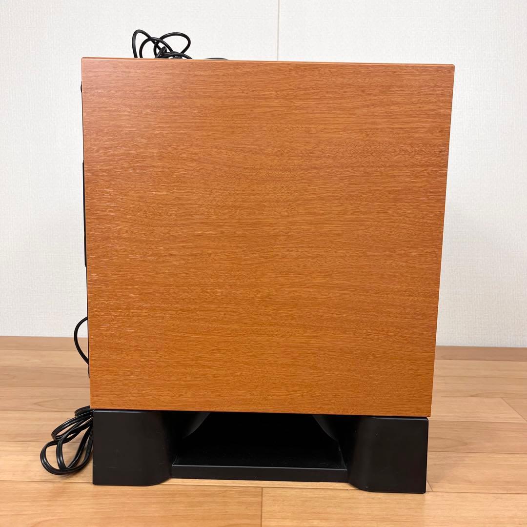 【美品】YAMAHA YST-SW215サブウーファー 木目 キューブ型　希少！