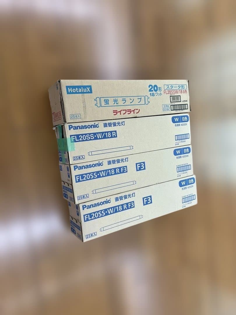Panasonic ・Hotalux ￼20形18w蛍光灯 100本