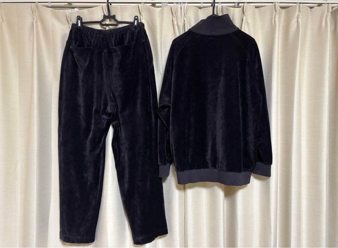 ぷ*離様 COMOLI 20AW ベロアジャージセットアップ