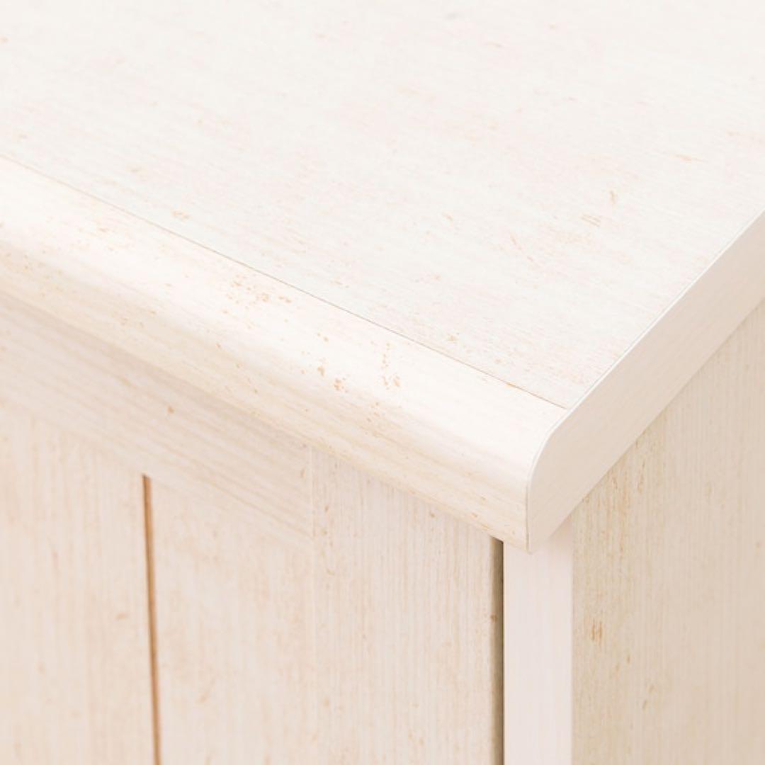 ホワイト収納棚 引き出し付き　マルチチェストリズバレーSLM9060HW ニトリ