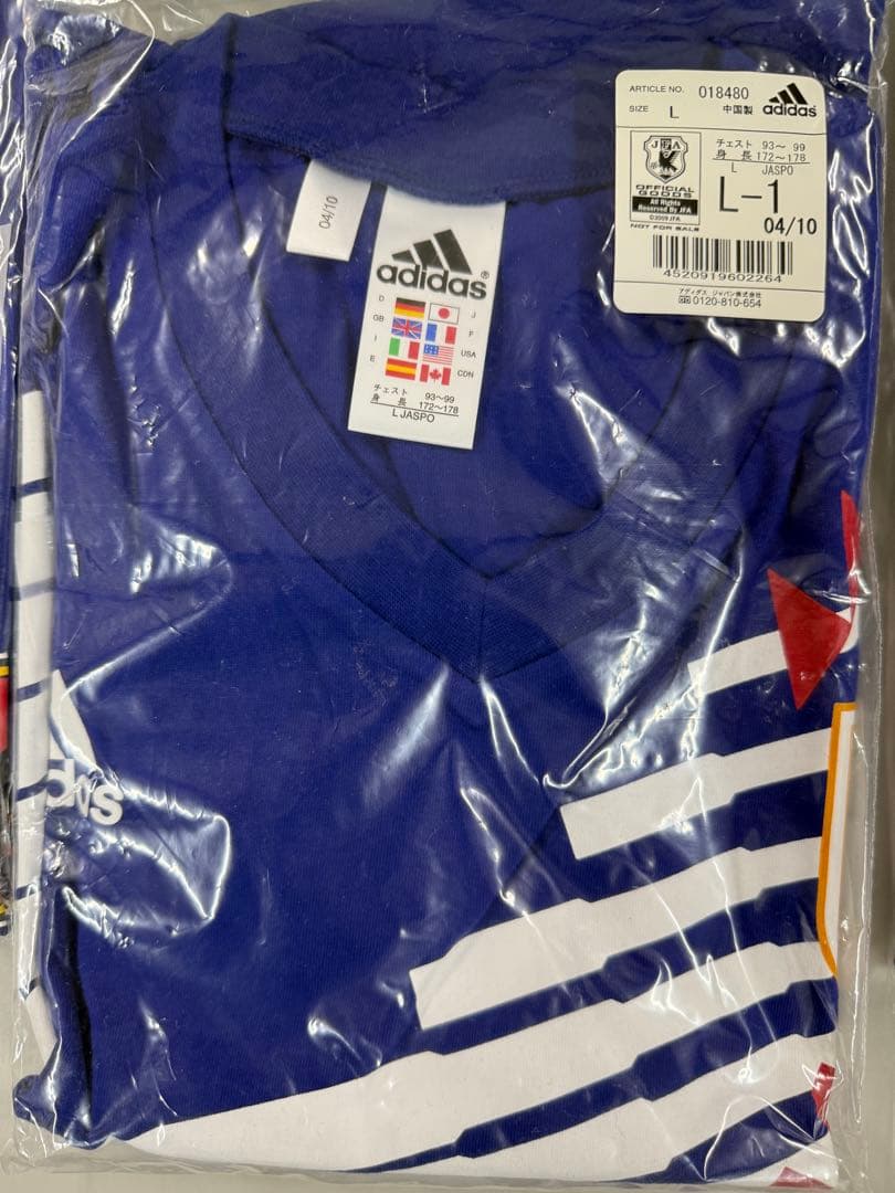 非売品　キリン　サッカー　日本代表応援キャンペーン　歴代ユニT 5枚セット　L