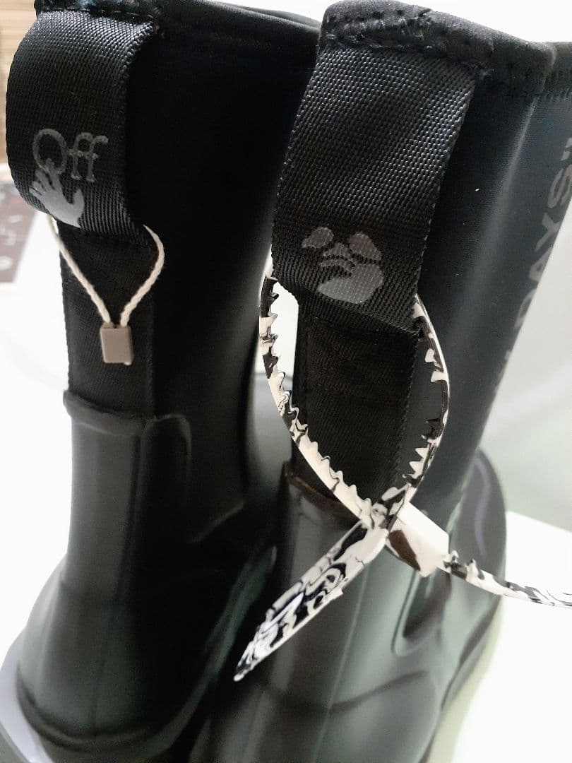 Off-white オフホワイト レインブーツ ラバー