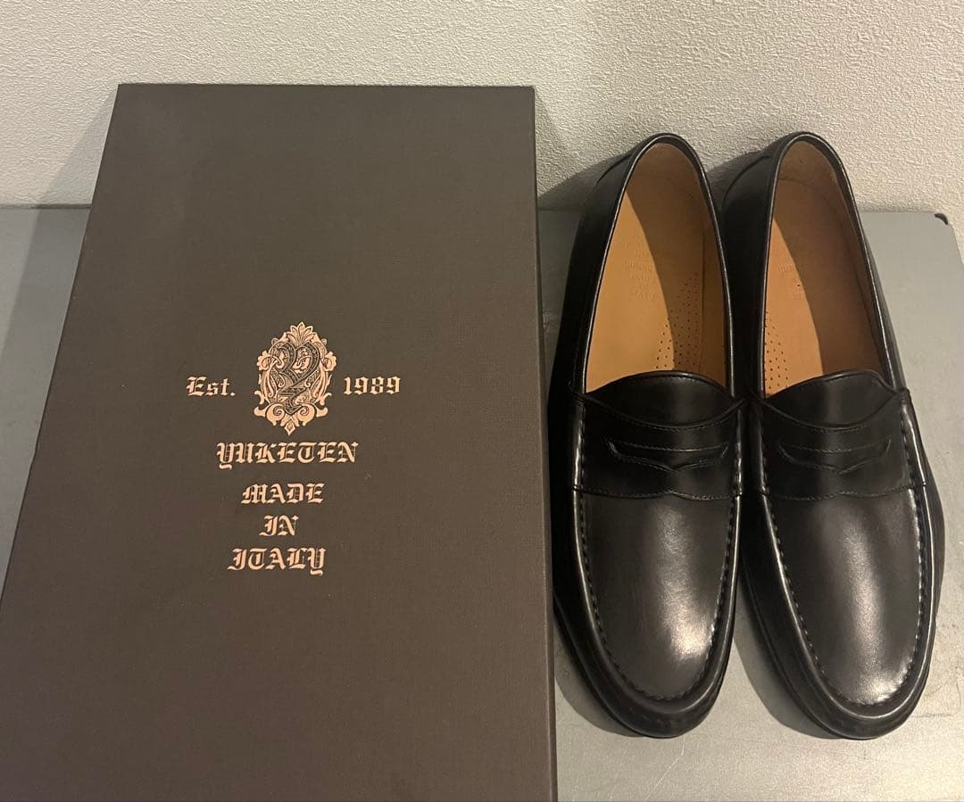 新品！【YUKETEN】 \"Modello 6\" 70s Loafer 黒