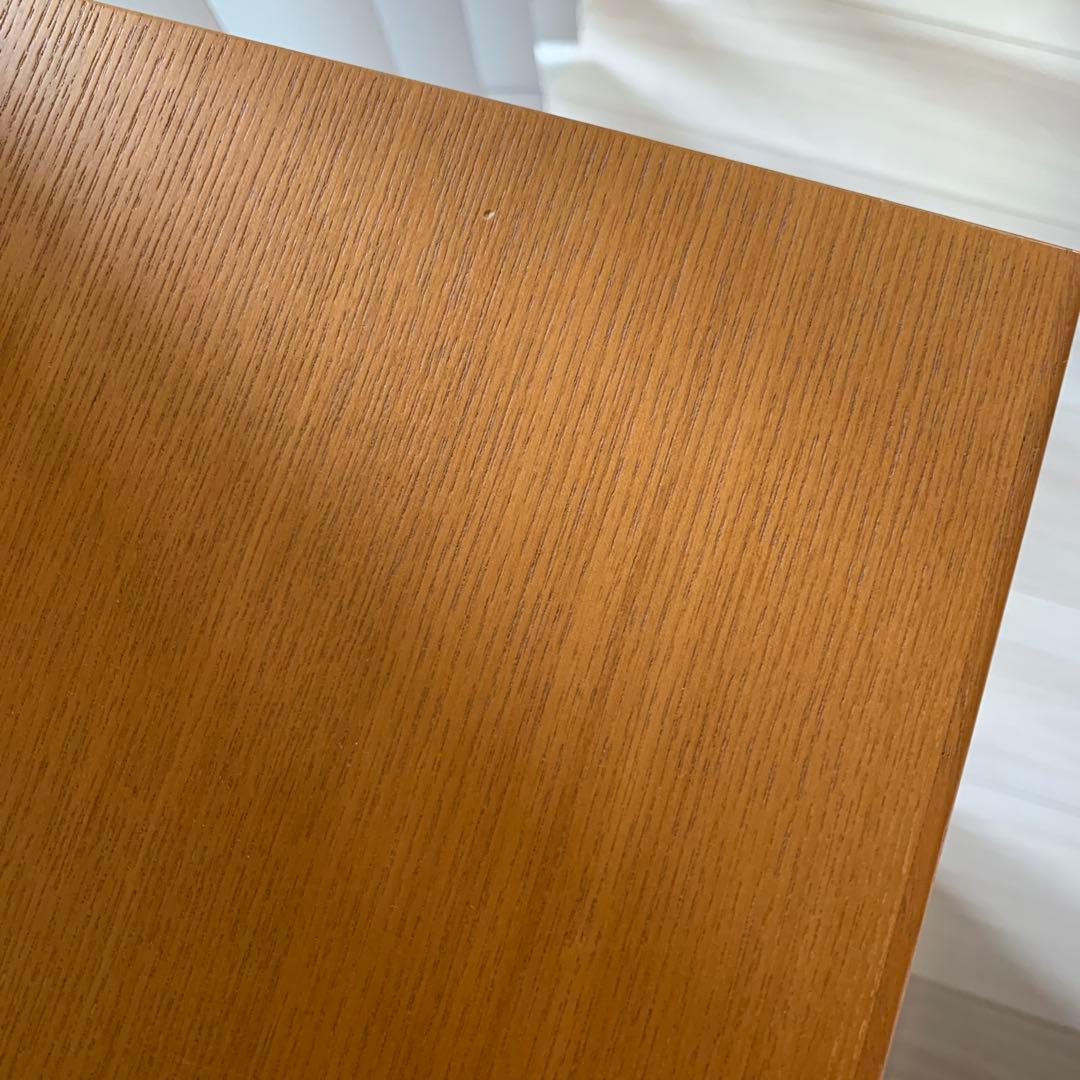 コスガ　タモ材天然木キャビネット　キャスター付 送料込み