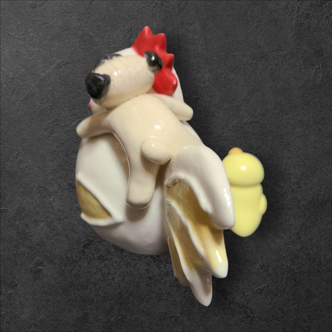 陶器干支置物 パグ置物 6体セット 未 申 酉 卯 巳 寅　台付き　正月