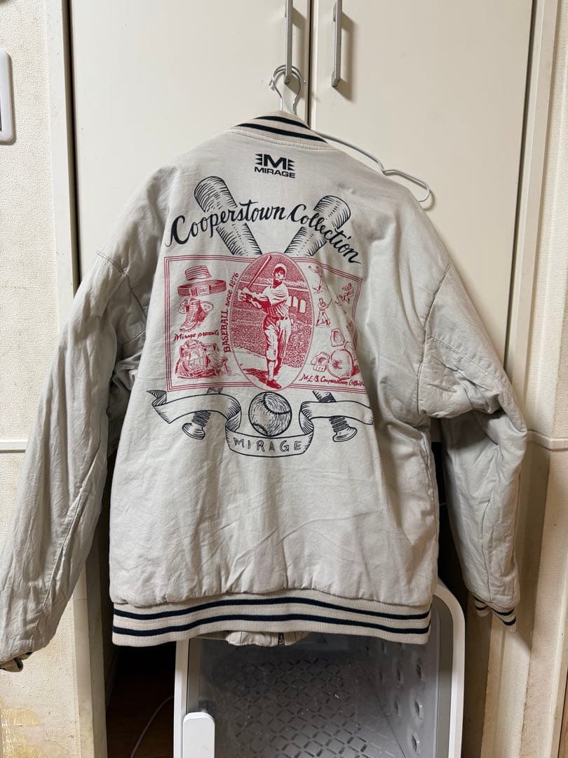 ヴィンテージ　90s Mirage リバーシブル　ホワイトソックス スタジャン