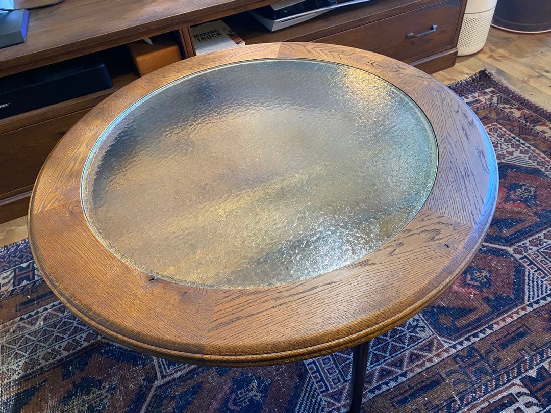 センターテーブル・ローテーブル GT ROUND LOW TABLE