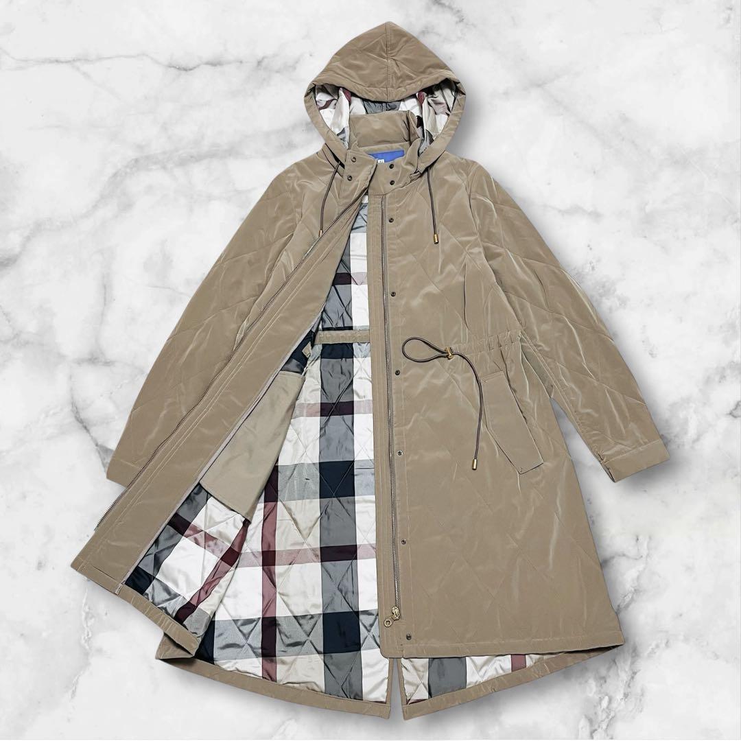 美品✨　ブルーレーベルクレストブリッジ ソフトデシンキルトコート　モッズコート