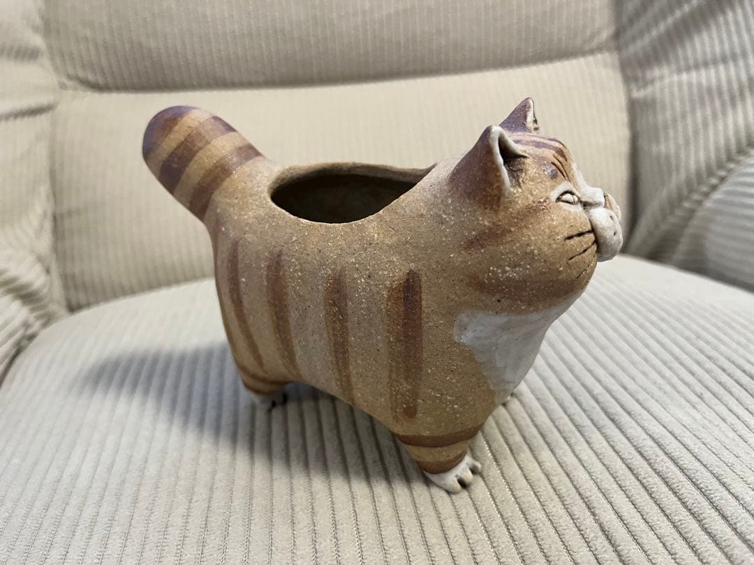 レア　かとうゆみ　ねこの置物