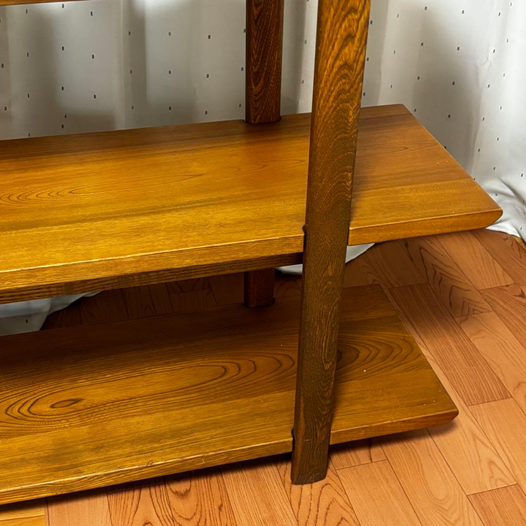 カリモク karimoku 和モダン　引き出し付　飾り棚　シェルフ　135cm