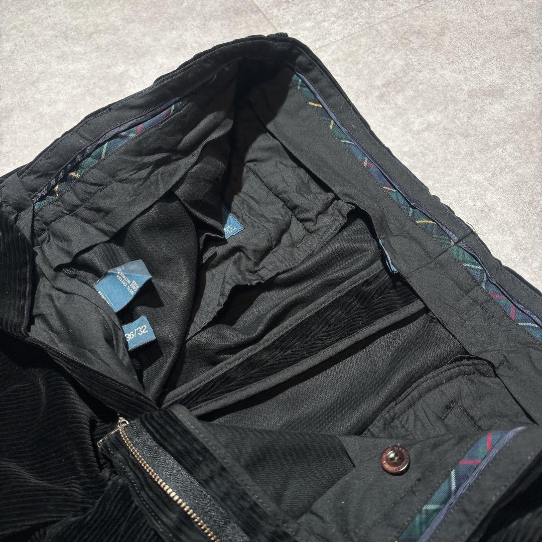 【ラルフローレン】ポロチノ　コーデュロイ　ブラック　W36 色残り良し