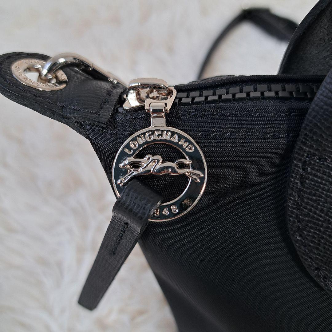【美品】LONGCHAMP ルプリアージュ ネオ XS ブラック 正規品