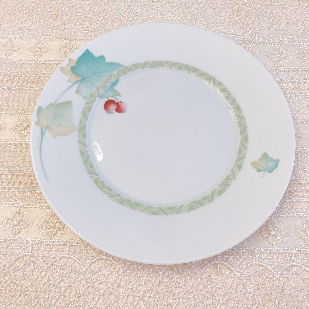 【未使用】ベルナルド リモージュ レッドベリー デザートプレート 4枚セット