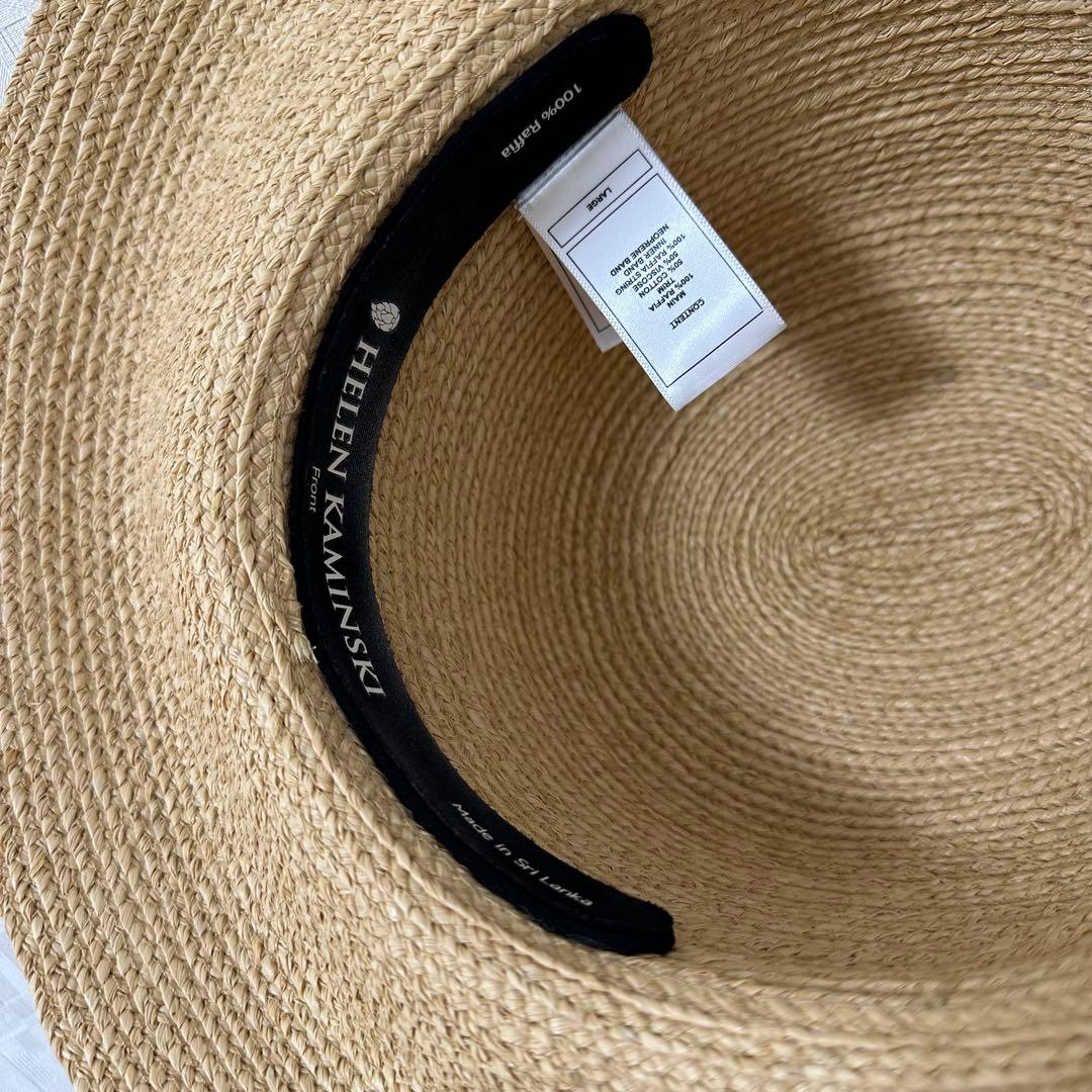 【美品】ヘレンカミンスキー 麦わら帽子 NEW PORT SB