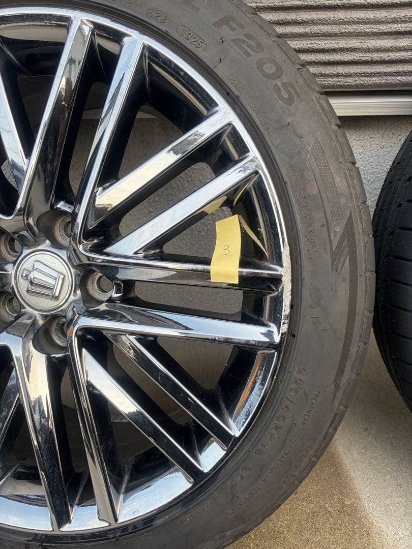 【人気】210系クラウン　純正オプション　スパッタリング　18インチ　4本