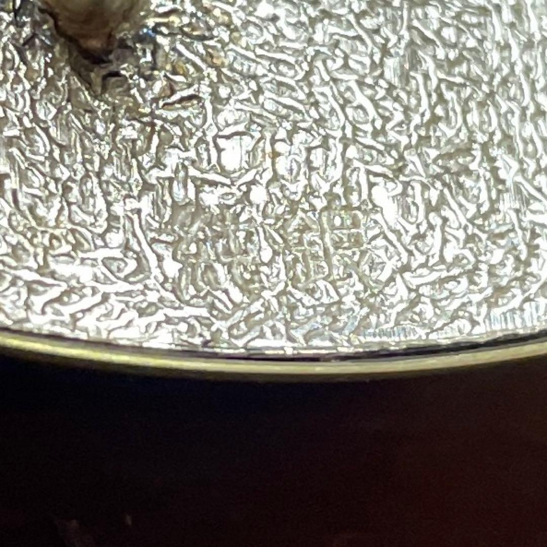 純銀製　竹　光則作