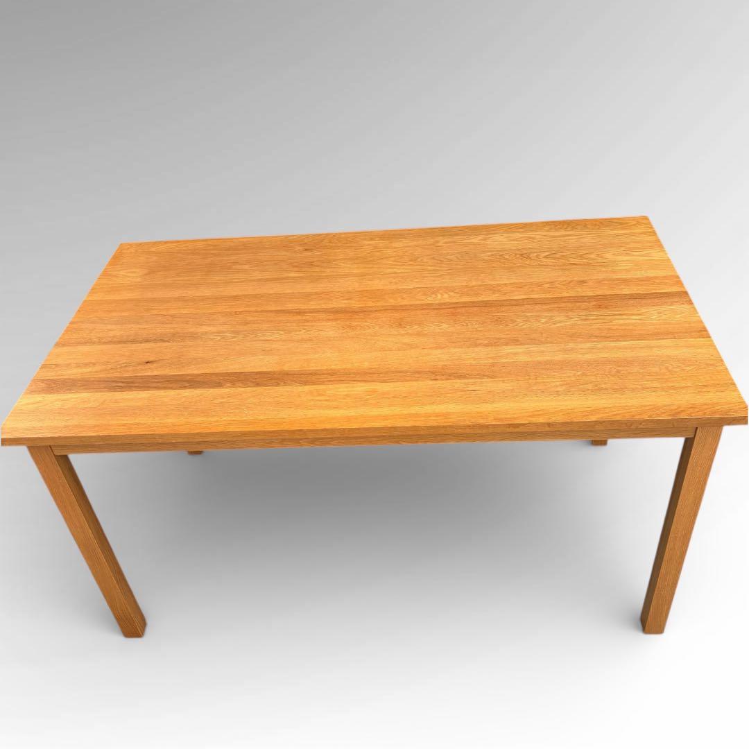美品　廃盤　無印良品 オーク　無垢材　ダイニング　テーブル　140cm