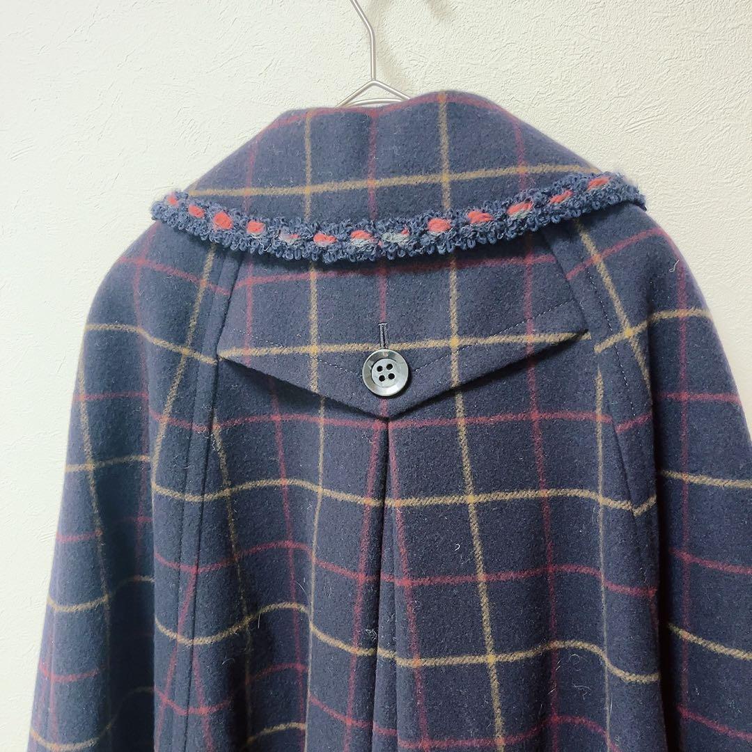 美品 ロイスクレヨン 2013年受注コート マント型ケープコート ルアーナ