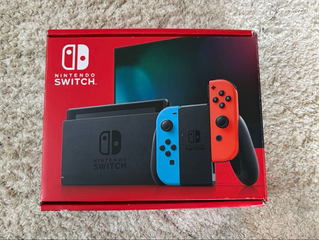 Switch 本体　バッテリー強化版　木目　128GB microSD付き