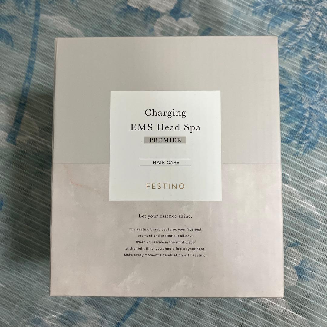 未使用　フェスティノ 充電式 EMSヘッドスパ プレミア SMHB-044