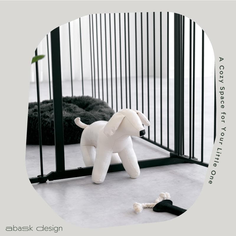 ペットサークル ホワイト 8扉付き 73.5cm　（新品開封済み）