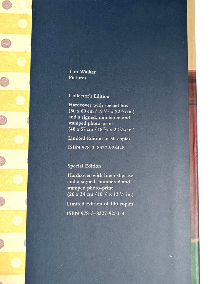 ティム・ウォーカー／ピクチャーズ 写真集　TIM WALKER PICTURES
