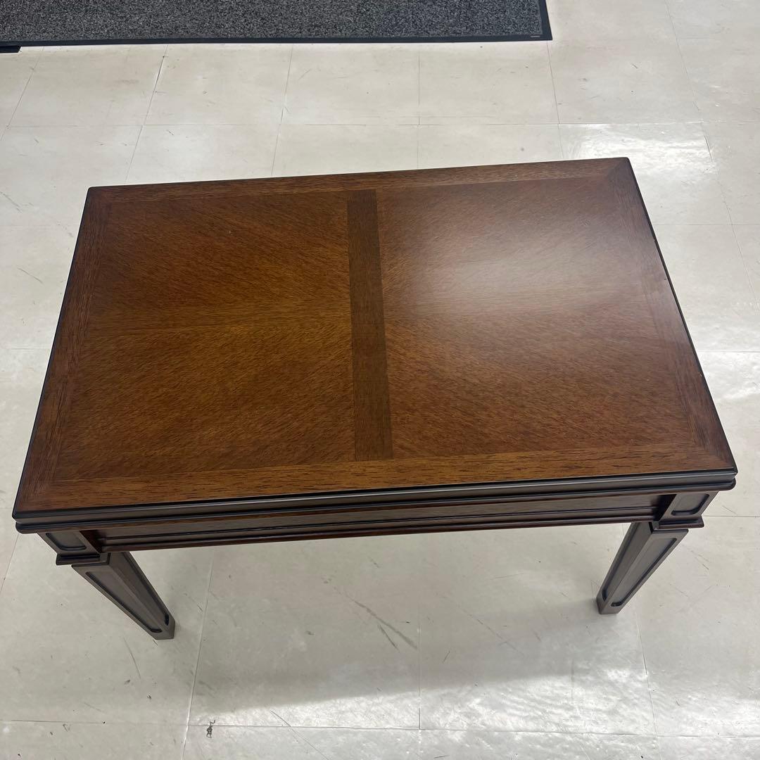 ①マルニ木工　地中海ロイヤル　引き出し付きサイドテーブル