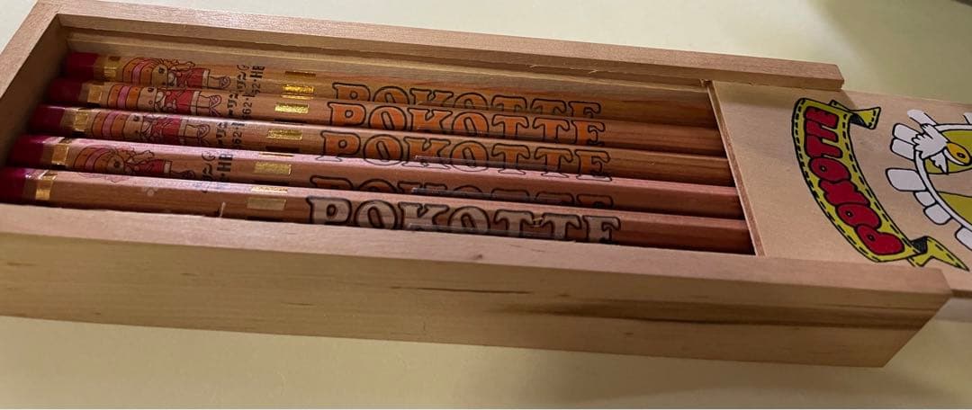 昭和レトロ鉛筆　木箱入り　ビンテージ 鉛筆　HB