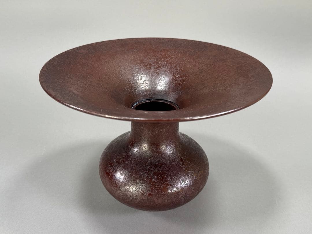 いけばな　池坊　銅唐銅　花瓶　花器　銅器　華道具