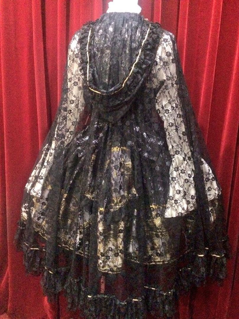 メタモルフォーゼ　Phantom マント　黒×ゴールド