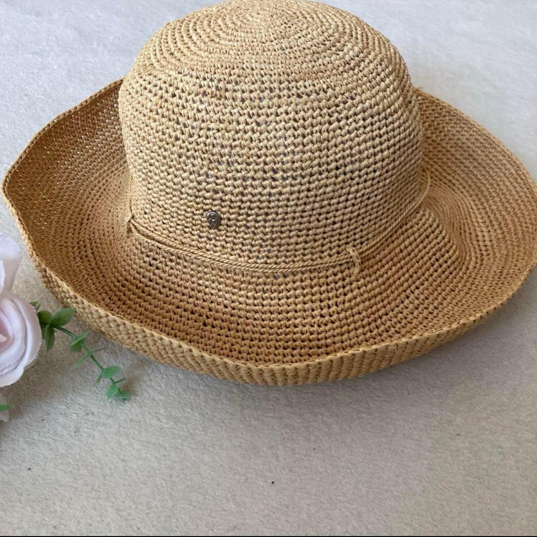 pucci 様HELEN KAMINSKI ストローハット 麦わら帽子 つば広め